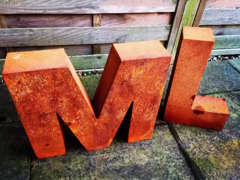 corten steel garden sculpture